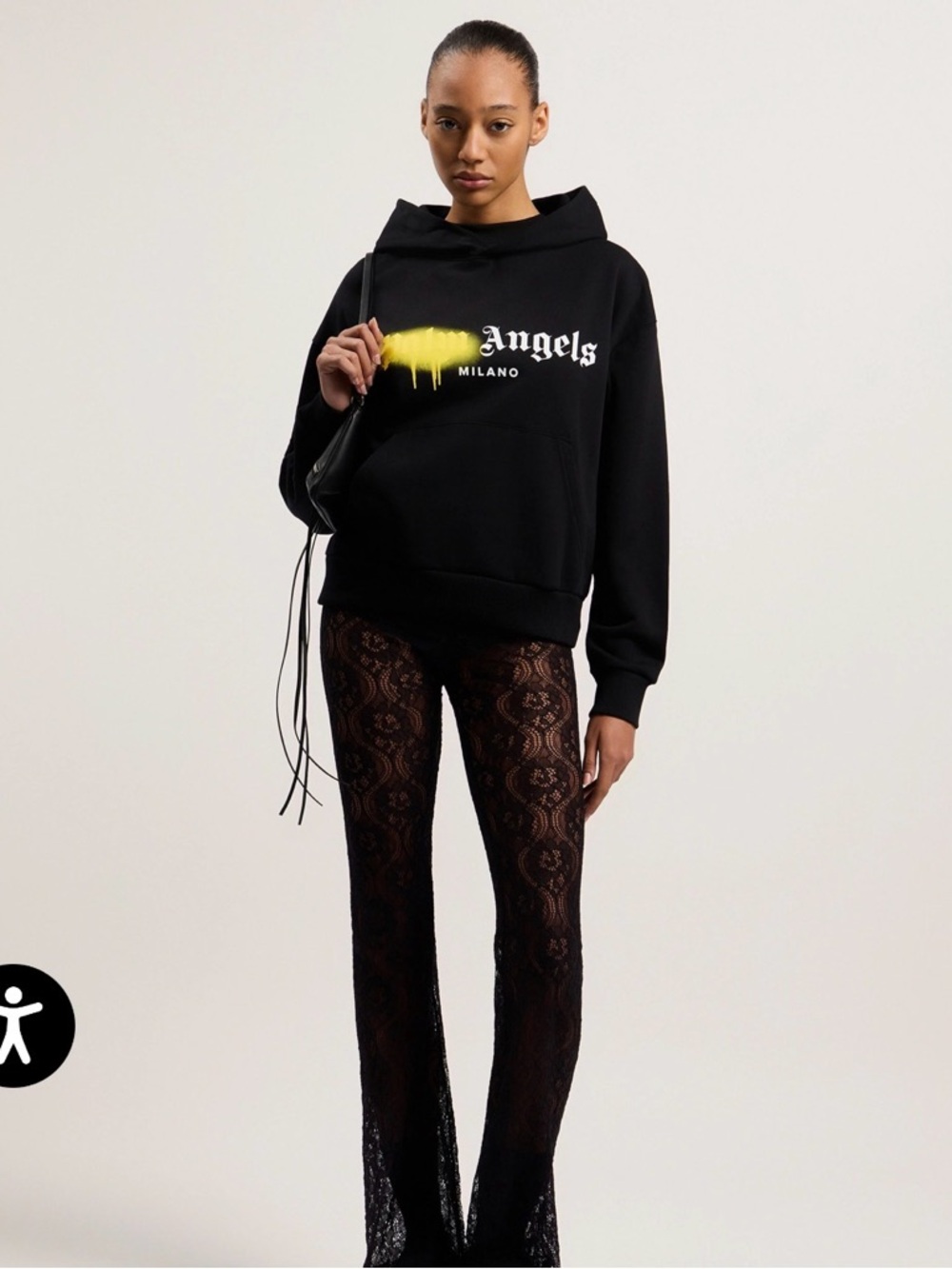 Palm Angels LA Spray City Hoodie Medium M